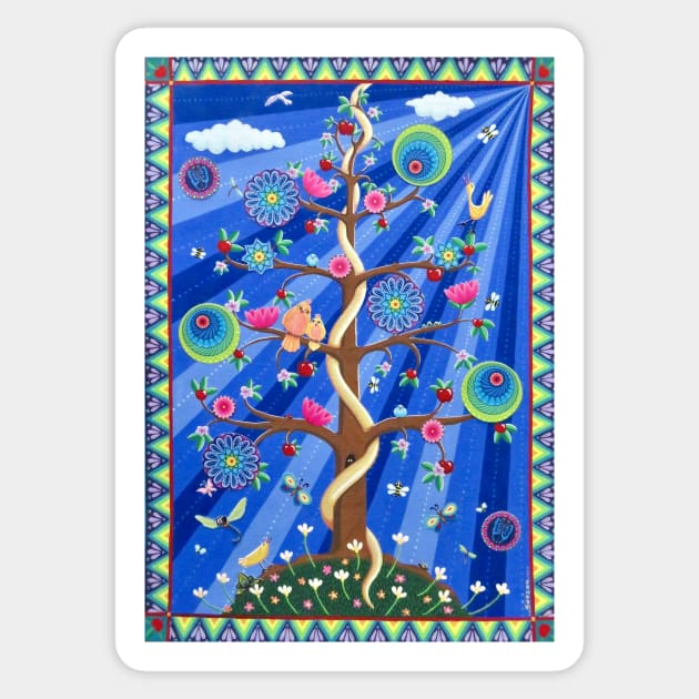 Mandala Tree of Life Sticker by SoozieWray